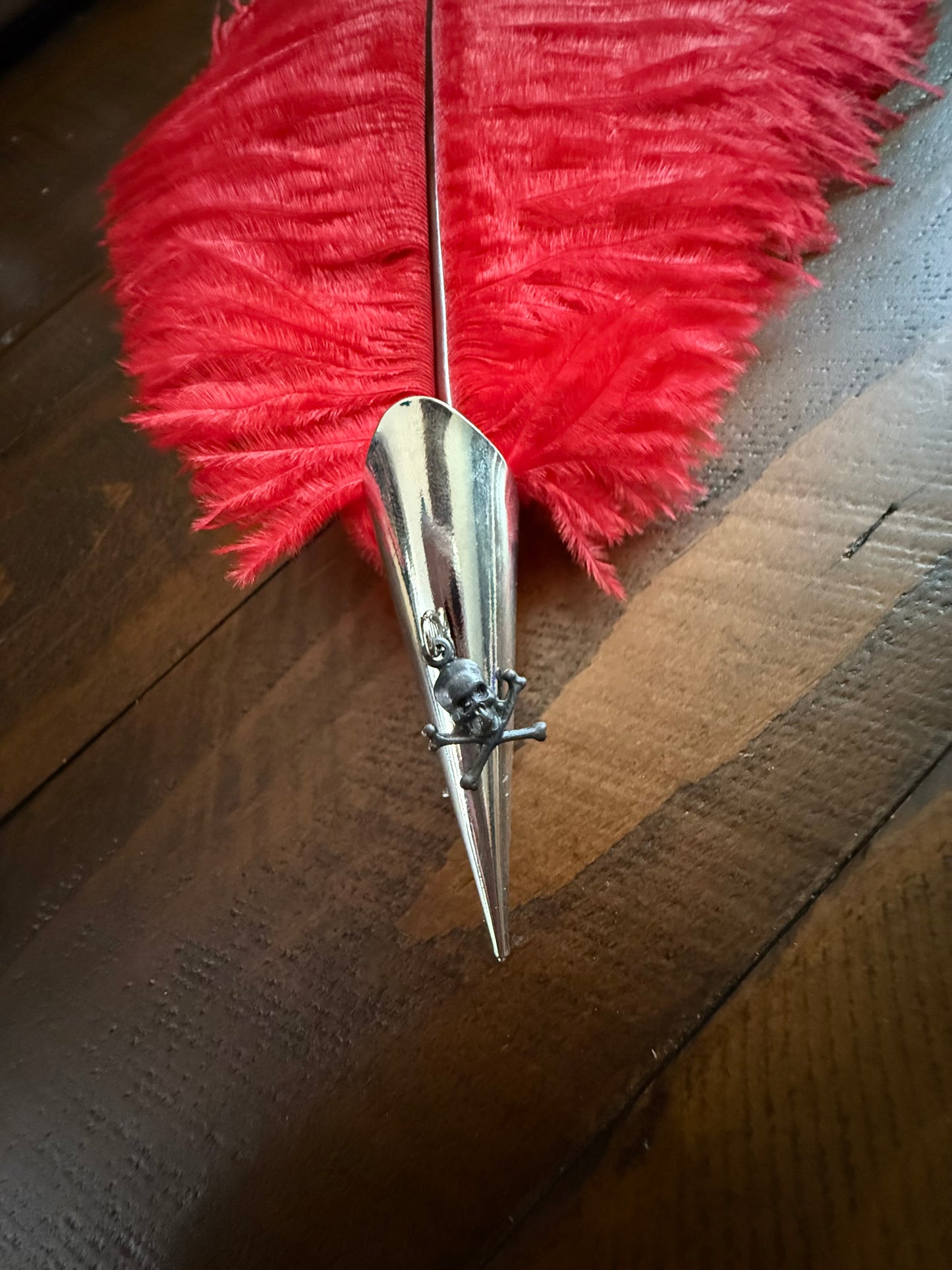 FEATHER HAT PIN - Large - C