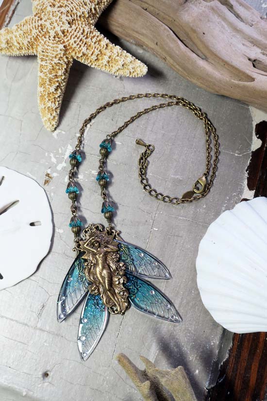 Magical Wings Necklace - Amphitrite Goddess