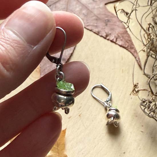 CASTING SPELLS Earrings - antique silver