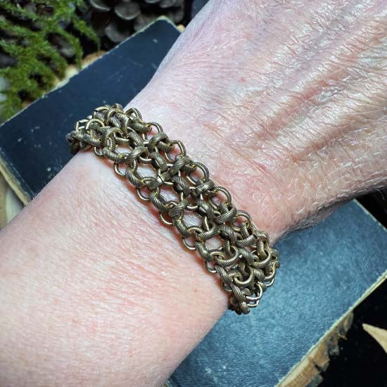 CHAINMAIL Bracelet - Antique Brass