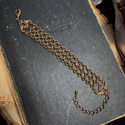 CHAINMAIL Bracelet - Antique Brass