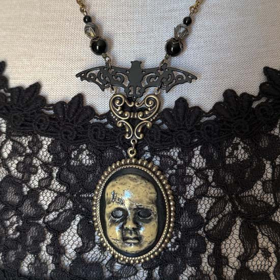 Creepy Doll Necklace