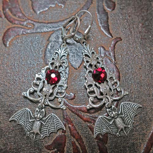 Shadows Collection: Crimson Shadows Earrings
