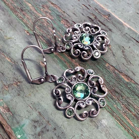 RING OF KERRY Crystal Clover Earrings