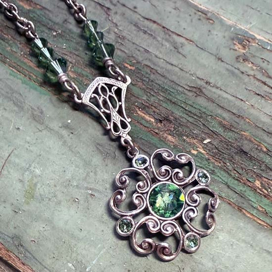 RING OF KERRY Crystal Clover Necklace