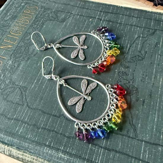 DRAGONFLY RAINBOWS Earrings