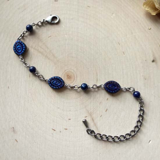 EVIL EYE Bracelet - Lapis Lazuli