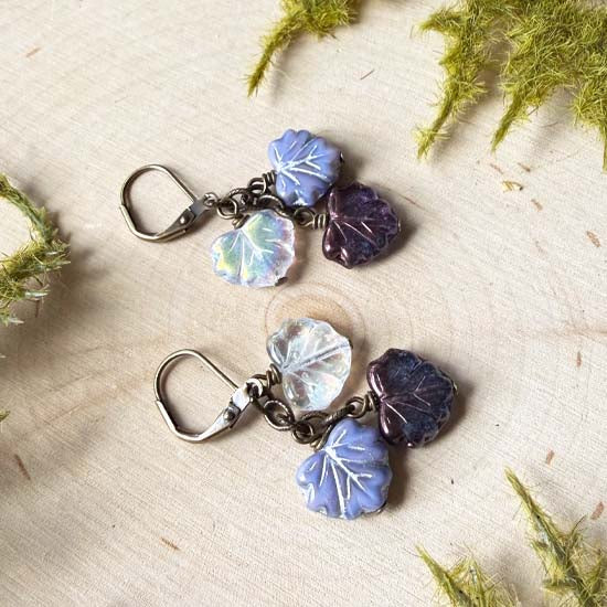 FAE FOREST Earrings - antique brass