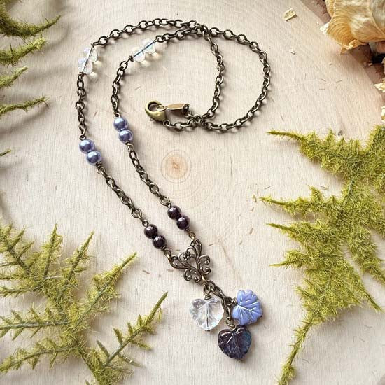 FAE FOREST Necklace - antique brass