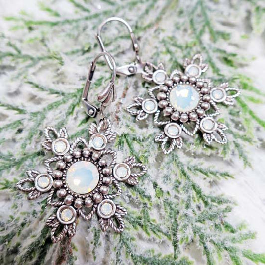 Flurries Collection - Fresh Snow Earrings