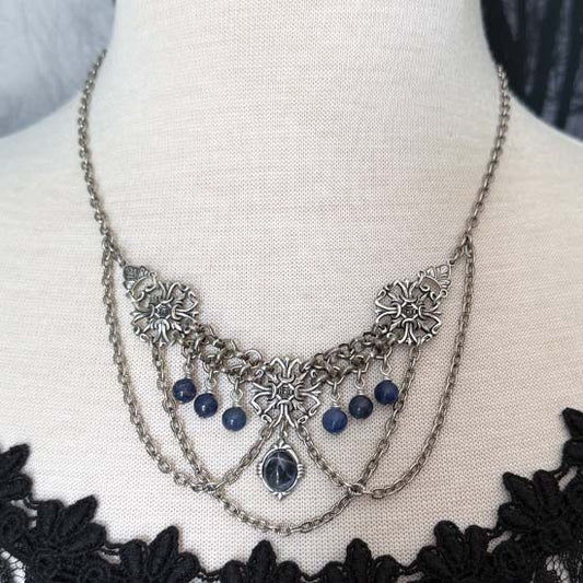 FREYA II - Necklace with Sodalite Stones