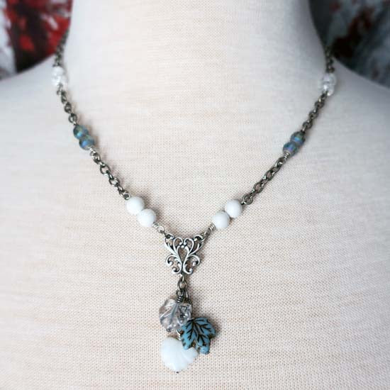 FROSTED FOREST Necklace - antique silver