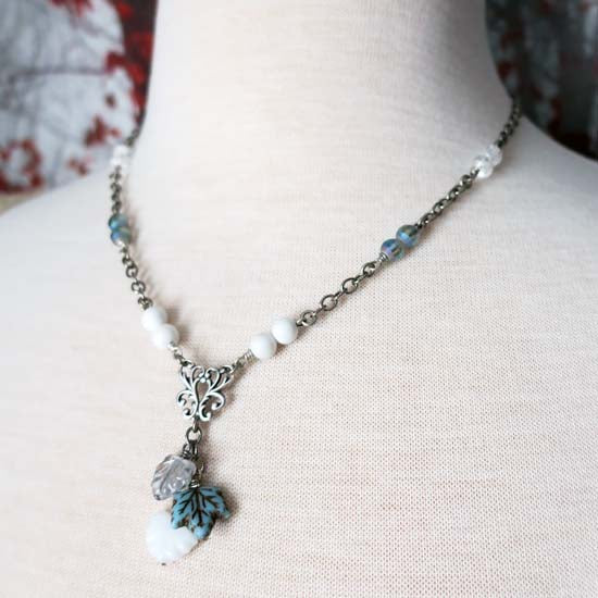 FROSTED FOREST Necklace - antique silver