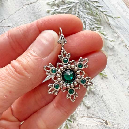 Flurries Collection - Frosted Pine Earrings