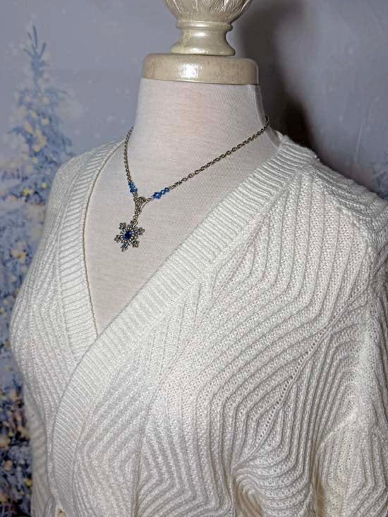 Flurries Collection - Frozen Lake Necklace