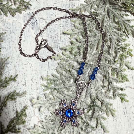 Flurries Collection - Frozen Lake Necklace