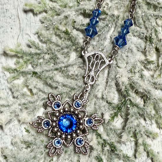 Flurries Collection - Frozen Lake Necklace
