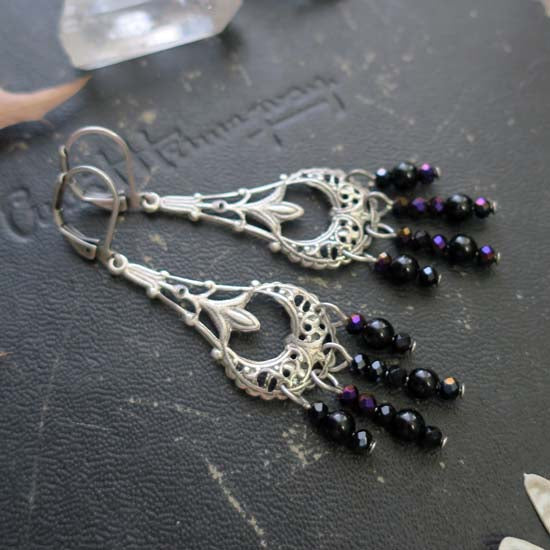 MOON MAIDEN Earrings - Galaxy