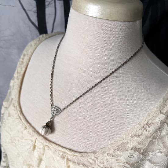 Ghostly Pumpkin Patch Necklace