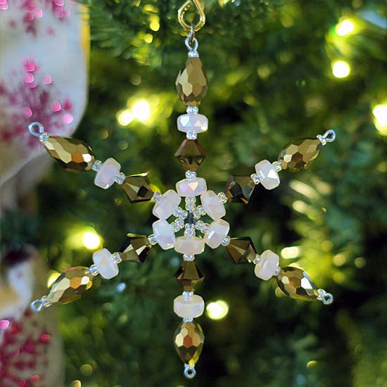 Snowflake Ornament - 3.5 inch - Gold