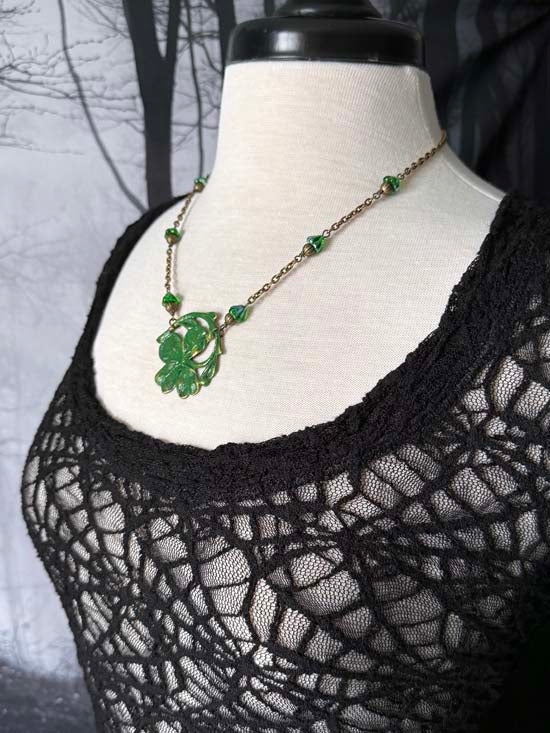 IRELAND Necklace - antique brass