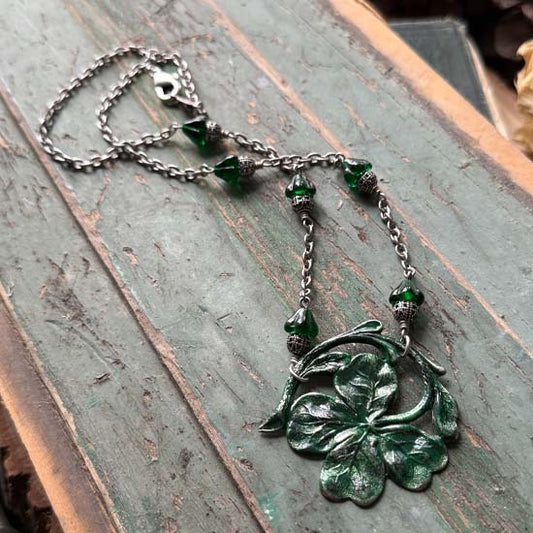 IRELAND Necklace - antique silver A