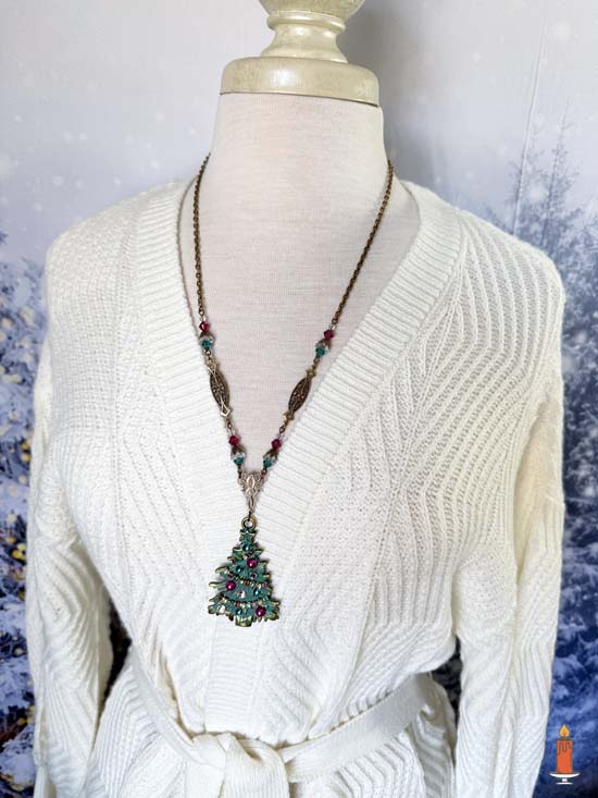 JEWELED TREE Necklace C