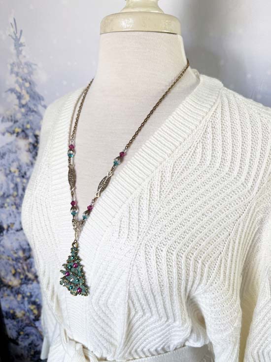 JEWELED TREE Necklace C