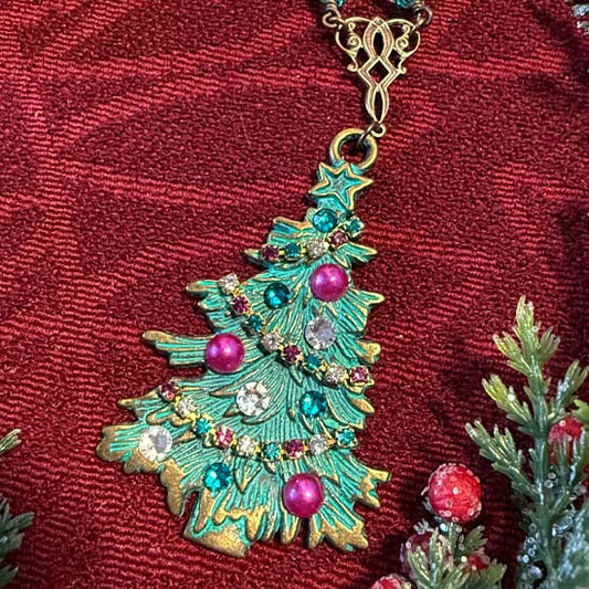 JEWELED TREE Necklace C