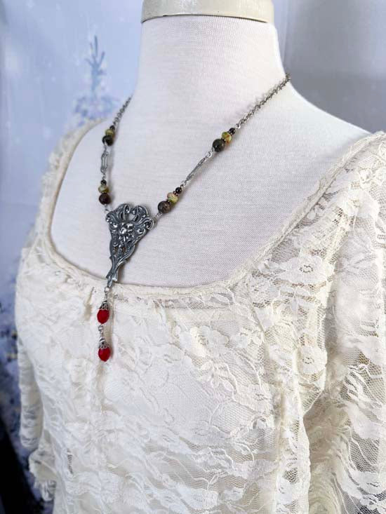 KRAMPUS Necklace - antique silver