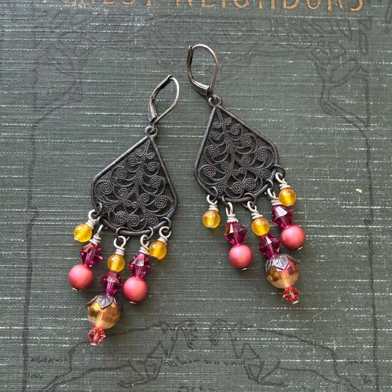 LOTUS SUNSET Earrings