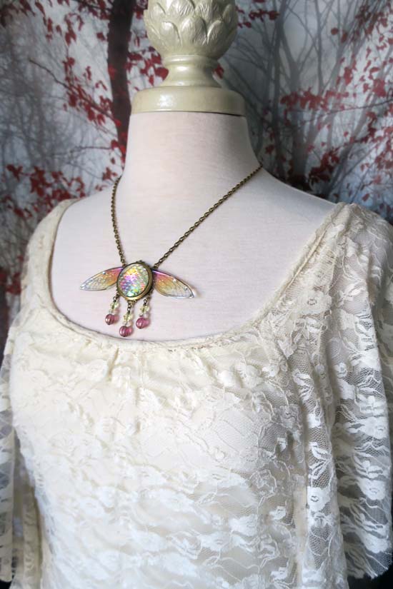 Magical Wings Necklace - Spring Flutters