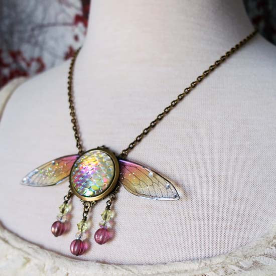 Magical Wings Necklace - Spring Flutters