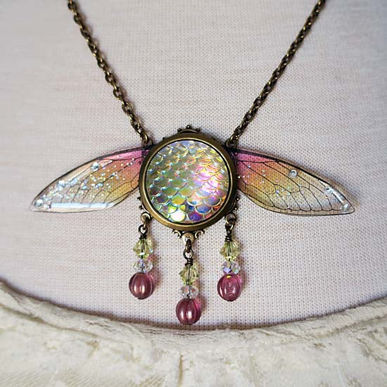 Magical Wings Necklace - Spring Flutters