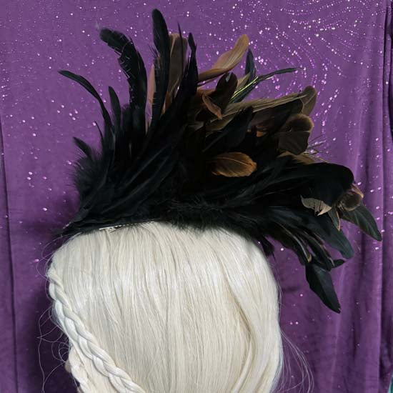 MANE EVENT Fascinator - Crow Maiden