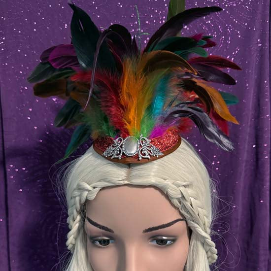 MANE EVENT Fascinator - Rainbow