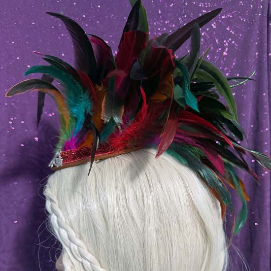 MANE EVENT Fascinator - Rainbow