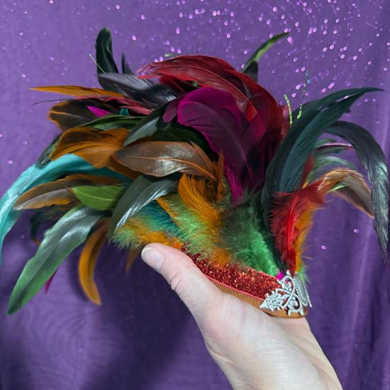 MANE EVENT Fascinator - Rainbow