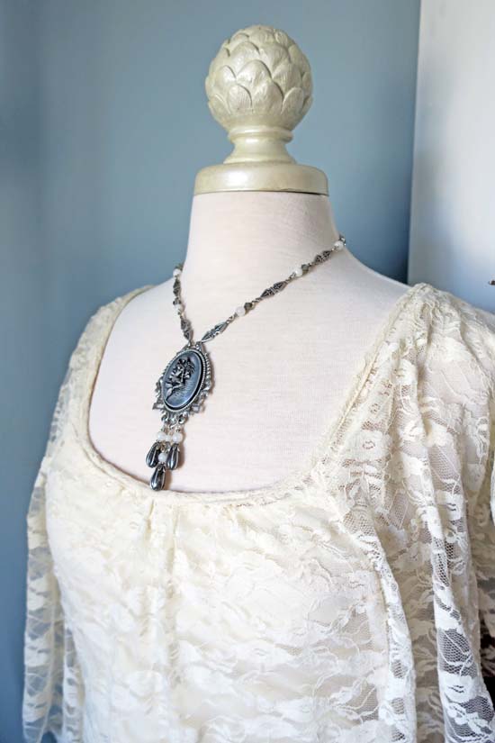 Moonstone Mermaid Necklace - Persephone