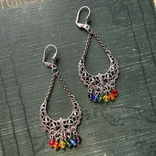 MOON PRIDE Earrings - silver