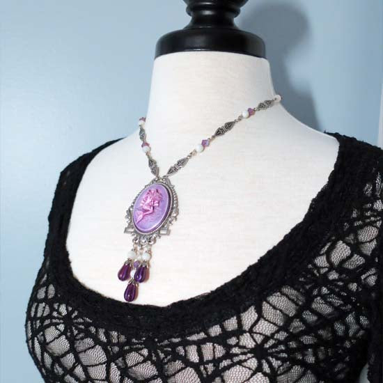 Moonstone Mermaid Necklace - Plumberry