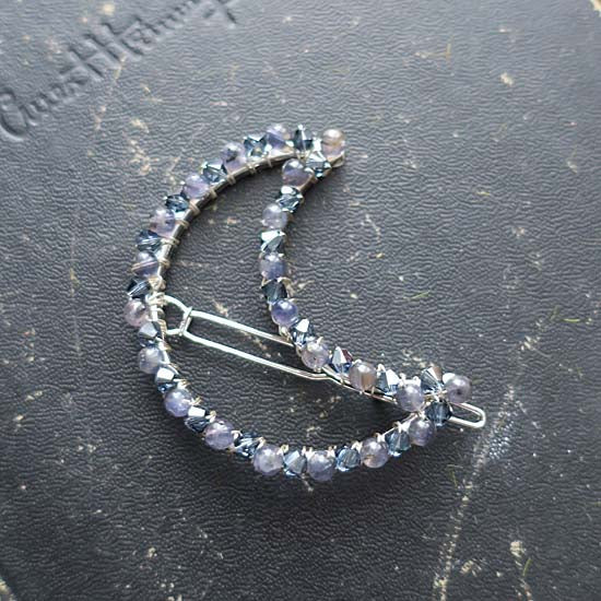 MYSTIC MOON - Hair Clip with Iolite