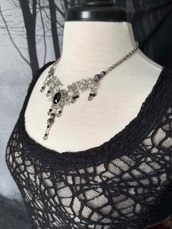NIGHT FAE Necklace - antique silver