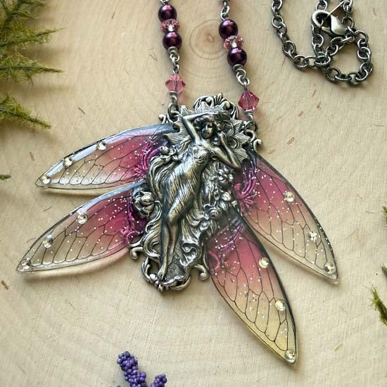 Magical Wings Necklace - Peony Fey