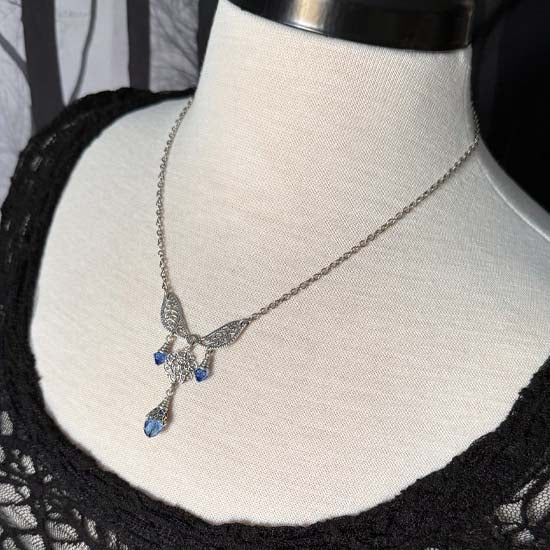 PUDDLE JUMPER Necklace - antique silver