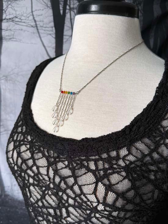 RAINBOWS IN THE RAIN Necklace