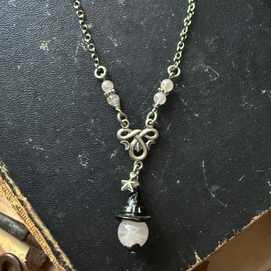 ROSE QUARTZ WITCH Necklace