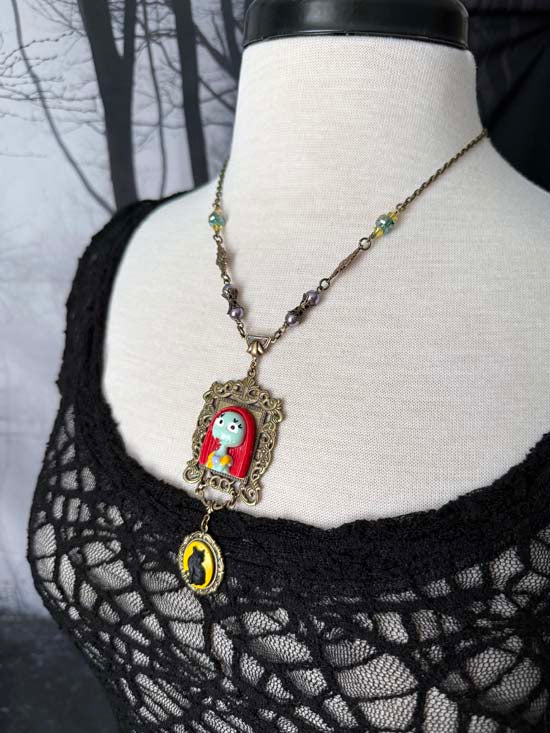 SALLY Necklace - antique brass