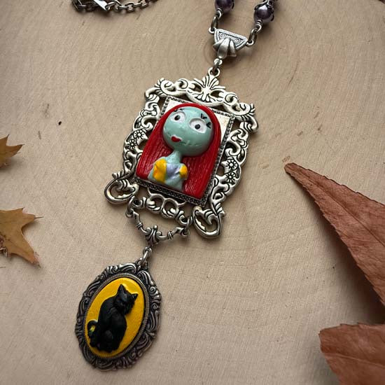 SALLY Necklace - antique silver
