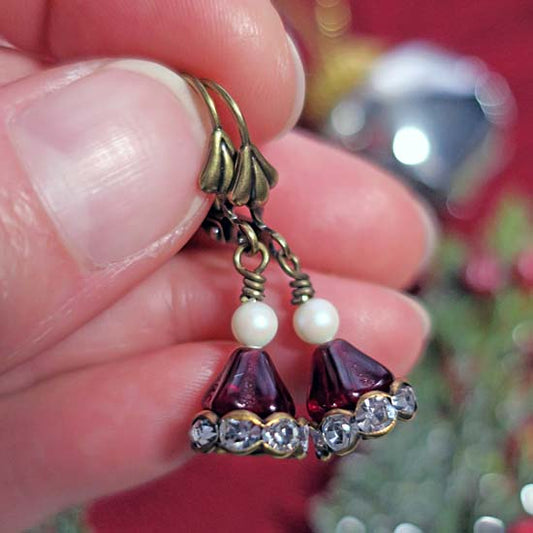 Santa Hat Earrings